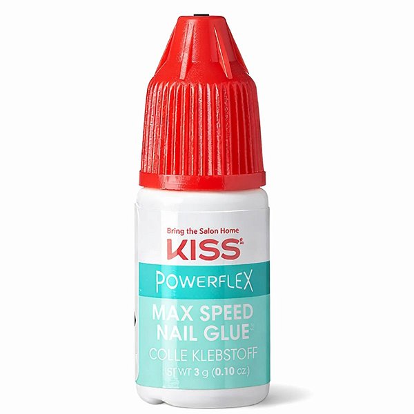 Cola para Unhas Kiss New York PowerFlex Secagem Rápida 3g