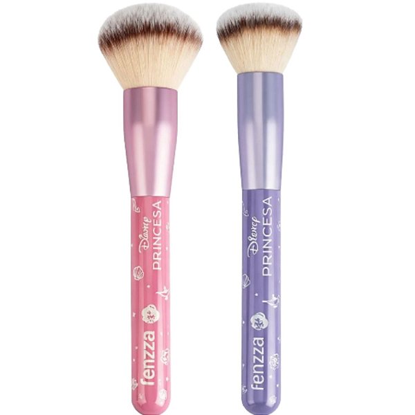 Kit Fenzza Disney Princesas: Pincel Para Blush e Pó
