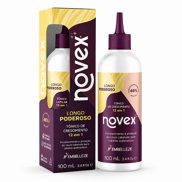 Tônico De Crescimento Novex 12 Em 1 Longo Poderoso 100ml