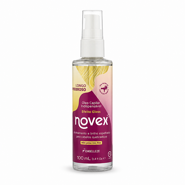 Óleo Capilar Novex Longo Poderoso Efeito Gloss 100ml