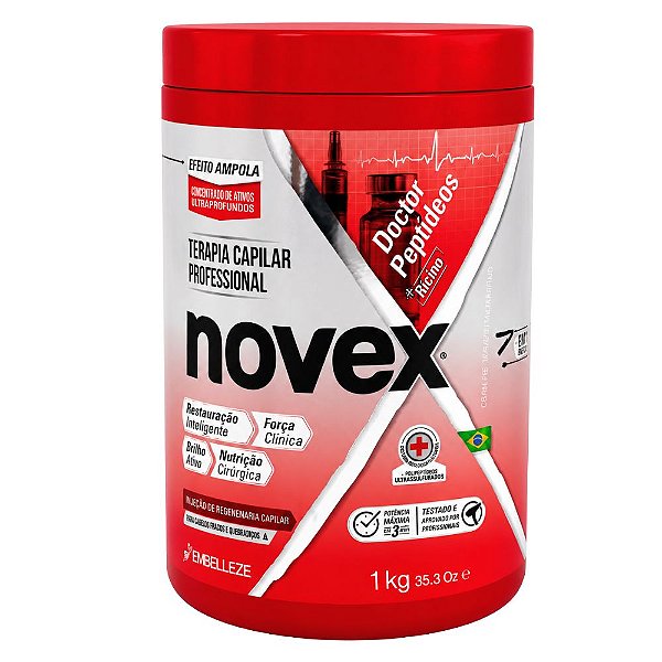 Creme de Tratamento Novex Doctor Peptídeos + Rícino 1kg