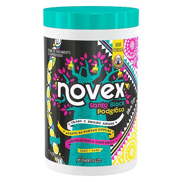 Creme de Tratamento Novex Santo Black Poderoso 1 kg