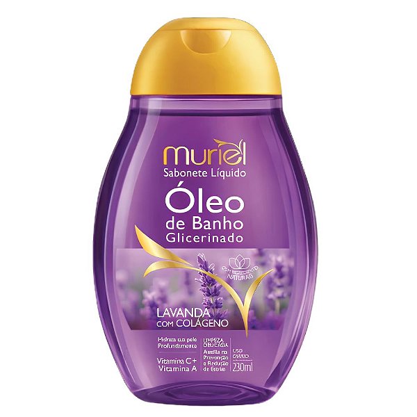 Sabonete Líquido Muriel Óleo De Banho Lavanda Com Colágeno 230ml
