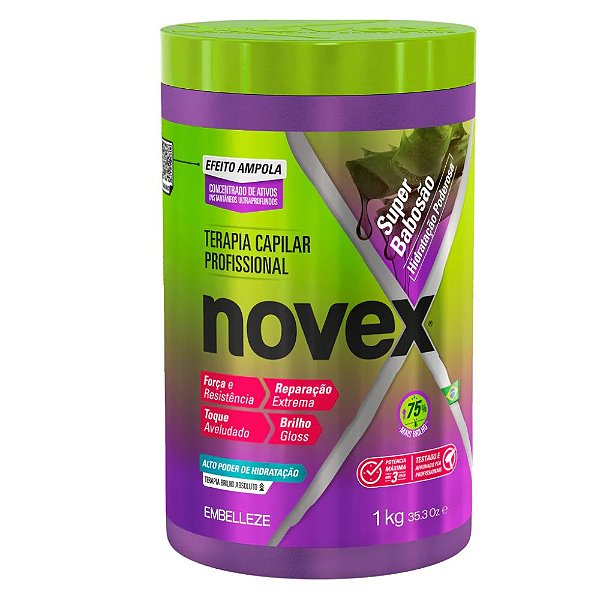 Creme de Tratamento Novex Super Babosão Hidratação Poderosa 1kg