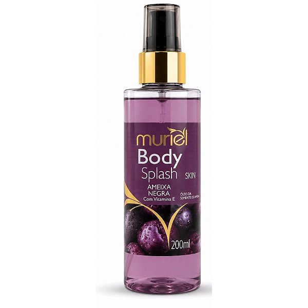 Body Splash Muriel Skin Ameixa Negra Com Vitamina E 200ml