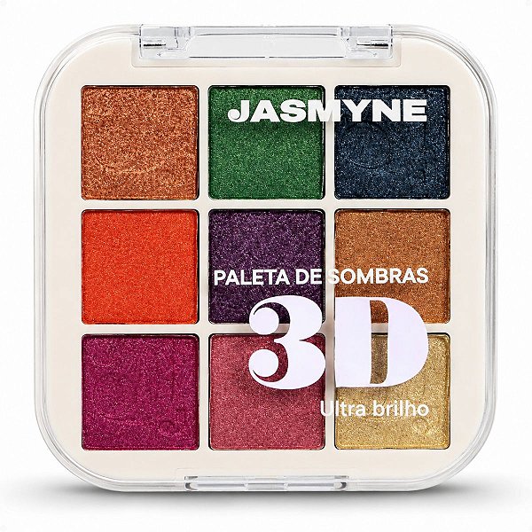 Paleta De Sombras 3D Jasmyne Ultra Brilho Ref.: J0131