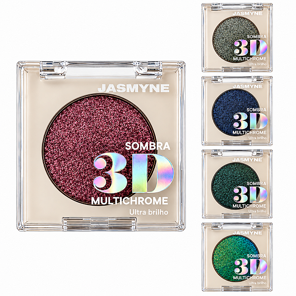 Sombra 3D Jasmyne Multichrome Ultra Brilho Ref.: J0130