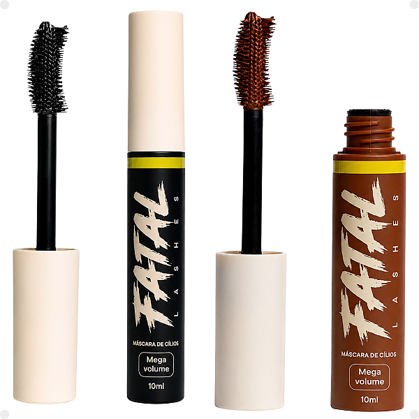 Máscara De Cílios Jasmyne Fatal Lashes Mega Volume 10ml Ref.: J0126