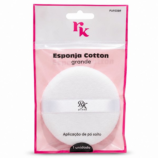 Esponja Cotton Grande Rk By Kiss Puf03br