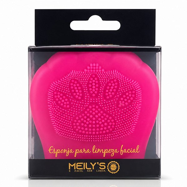 Esponja Para Limpeza Facial Rosa Meily’s Ref.:mac-300