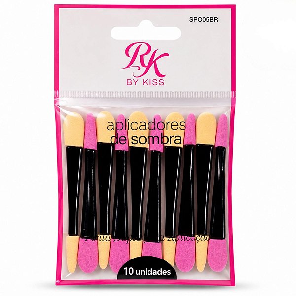Aplicadores De Sombras Rk By Kiss Com 10 Unidades Spo05br