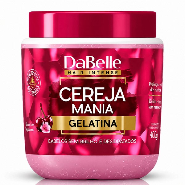 Gelatina Capilar DaBelle Cereja Mania 400g