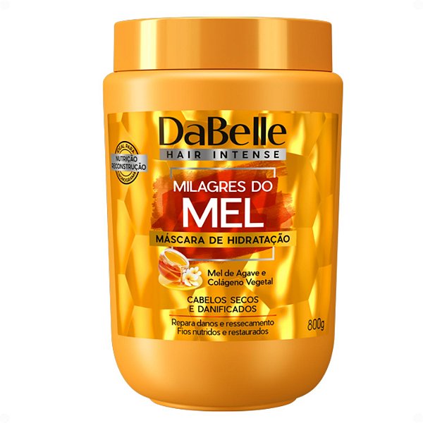 Máscara De Hidratação DaBelle Milagres Do Mel 800g