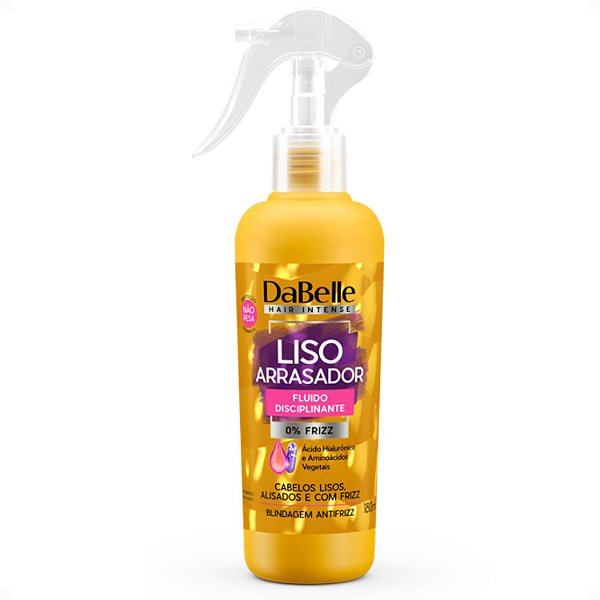 Fluido Disciplinante DaBelle Liso Arrasador Blindagem Antifrizz 180ml