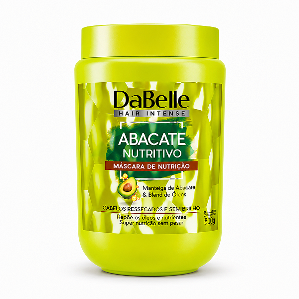 Máscara De Nutrição DaBelle Abacate Nutritivo 800g