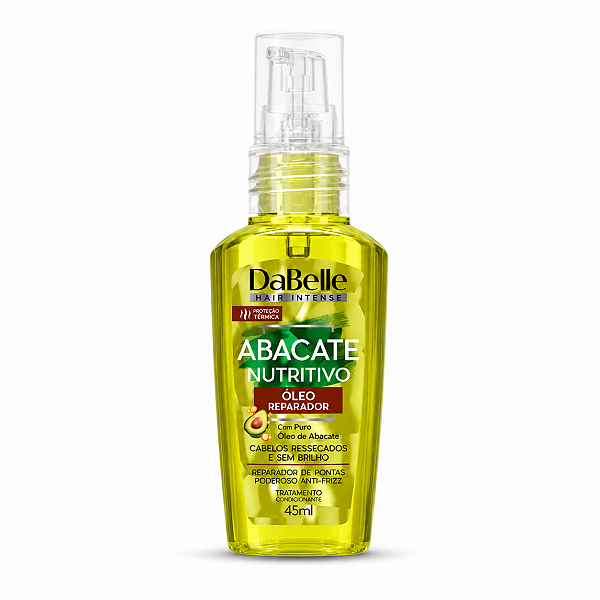 Óleo Reparador DaBelle Abacate Nutritivo Cabelos Ressecados e Sem Brilho 45ml