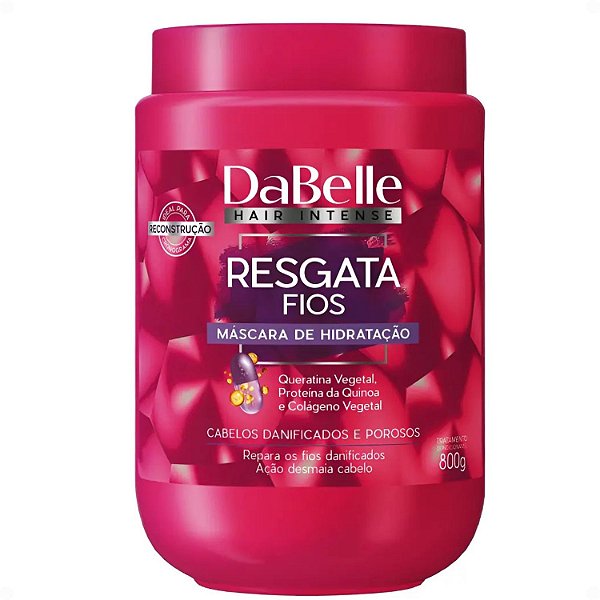 Máscara De Hidratação DaBelle Resgata Fios 800g