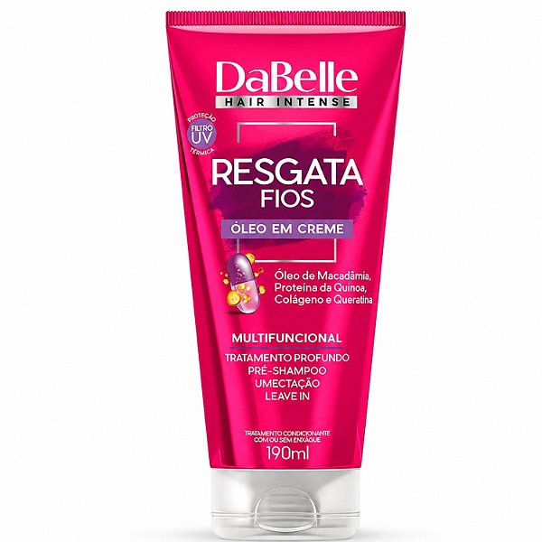 Óleo Em Creme DaBelle Resgata Fios Multifuncional 190ml