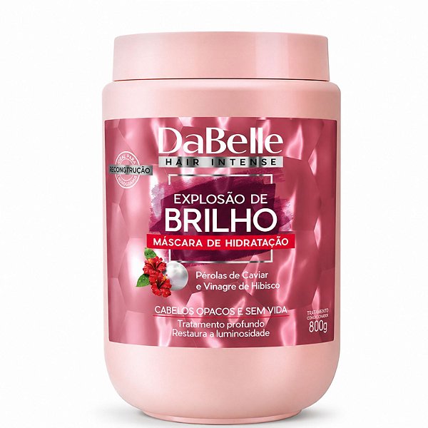 Máscara De Hidratação DaBelle Explosão De Brilho 800g