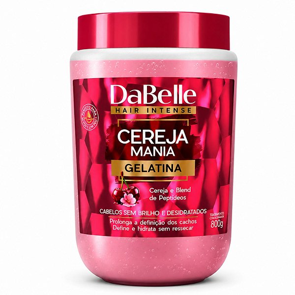 Gelatina Capilar DaBelle Cereja Mania 800g