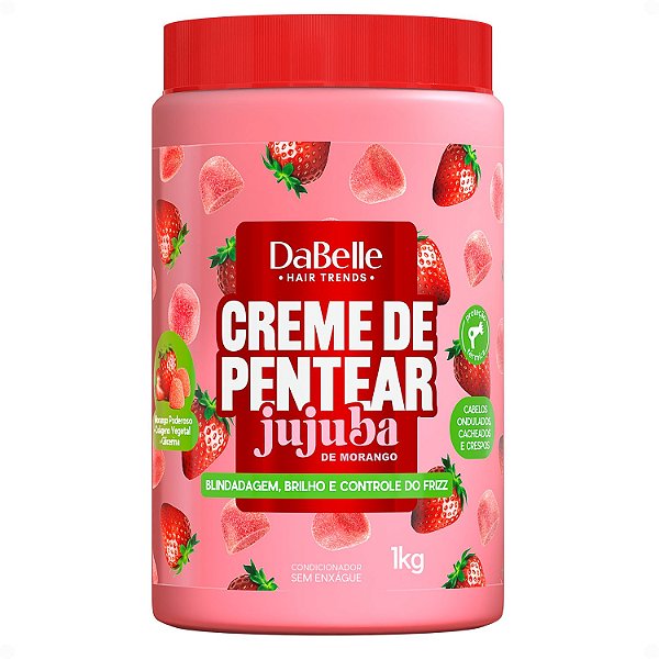 Creme De Pentear DaBelle Jujuba De Morango 1kg