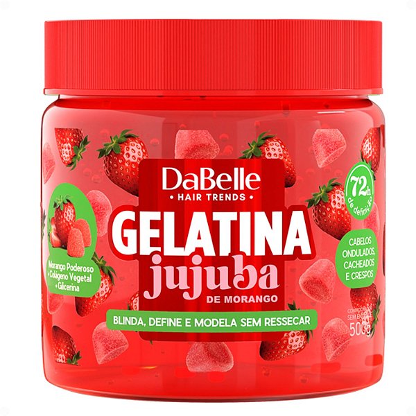 Gelatina DaBelle Jujuba De Morango 500g