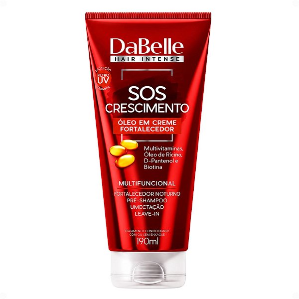 Óleo Em Creme Fortalecedor DaBelle Sos Crescimento Multifuncional 190ml