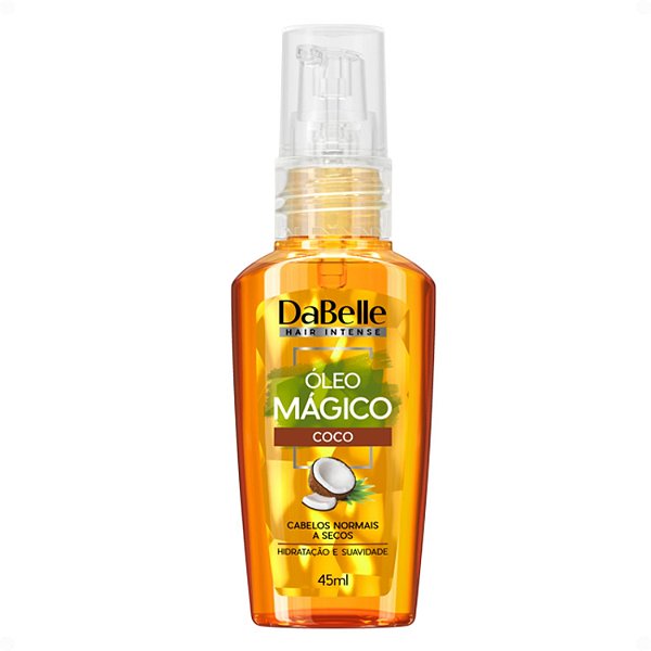 Óleo Mágico Da Belle Coco Cabelos Normais a Secos 45ml