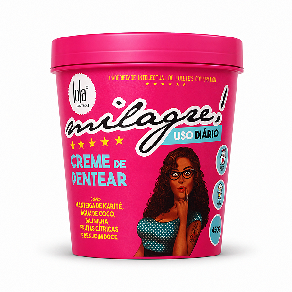 Creme de Pentear Milagre Lola 450g