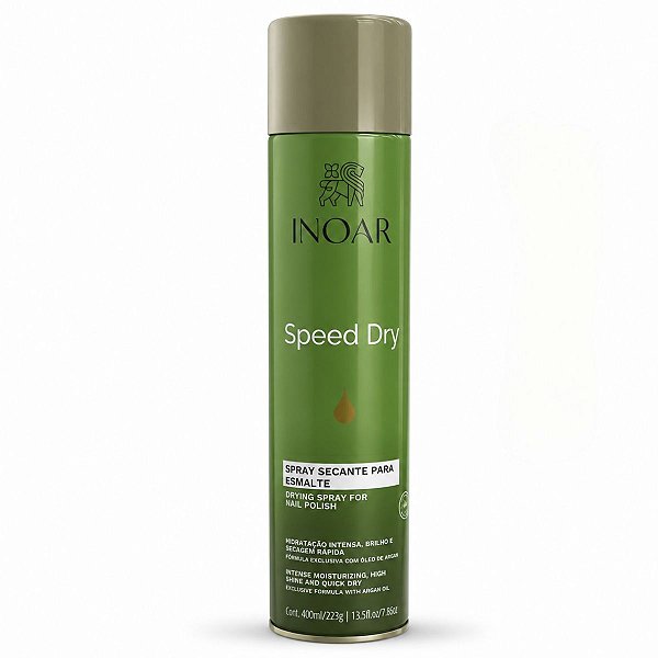 Spray Secante Para Esmalte Inoar  Speed Dry 400ml