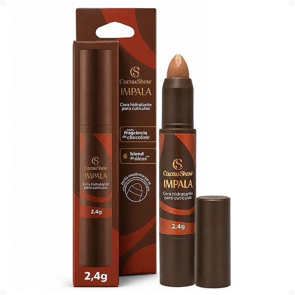 Cera Hidratante para Cutículas Impala Cacau Show Chocolate 2,4g