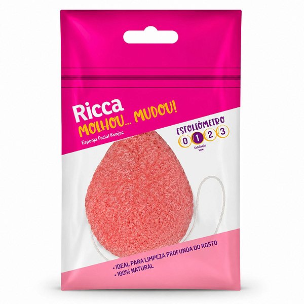 Esponja Facial Konjac Ricca Molhou Mudou Cód.: 3427