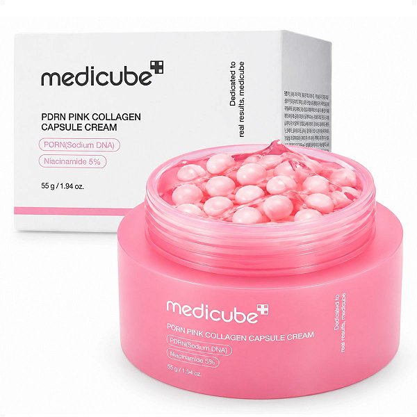Creme Facial Encapsulado Medicube Pdrn Pink Collagen Capsule Cream 55g