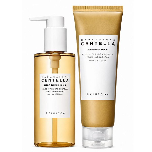 Kit Skin1004 Madagascar Centella: Cleansing Oil 200ml e Ampoule Foam 125ml