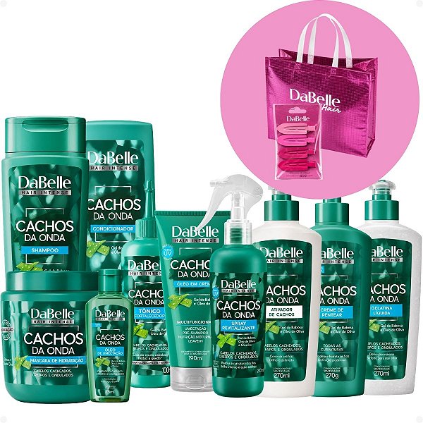 Kit Completo DaBelle Cachos Da Onda: Máscara 400g + Mimos
