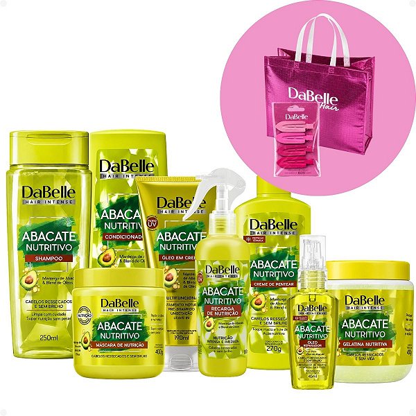 Kit DaBelle Abacate Nutritivo: Shampoo 250ml + Mimos
