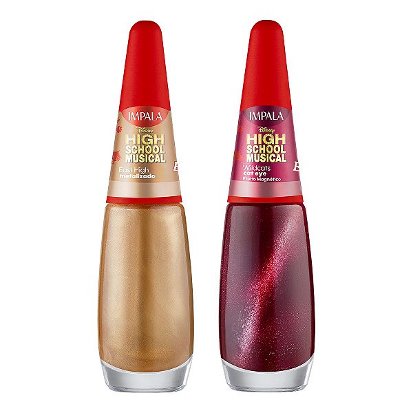 Kit Impala Disney Channel High School Musical Esmalte: East High e Wildcats