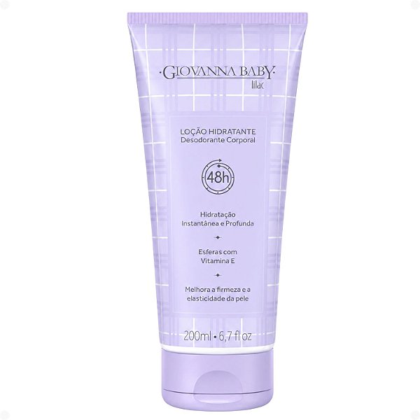 Loção Hidratante Desodorante Corporal Giovanna Baby Lilac 200ml