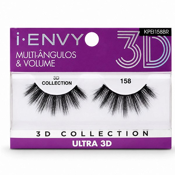 Cílios Postiços I-Envy Collection Ultra 3D Kpei158br