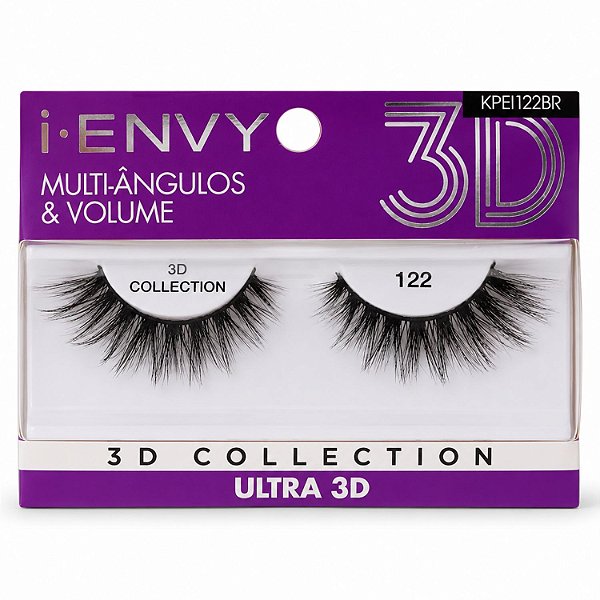Cílios Postiços I-Envy Collection Ultra 3D Kpei122br