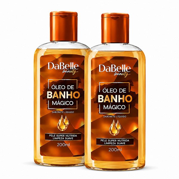 Kit Dabelle Banho Mágico: 2 Óleos De Banho 200ml