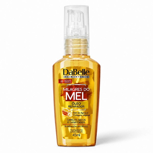 Óleo Reparador DaBelle Milagres Do Mel Cabelos Secos e Danificados 45ml
