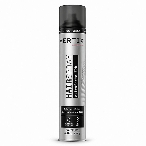 Hair Spray De Cabelo Vertix Fixador Extraforte 72h 400ml