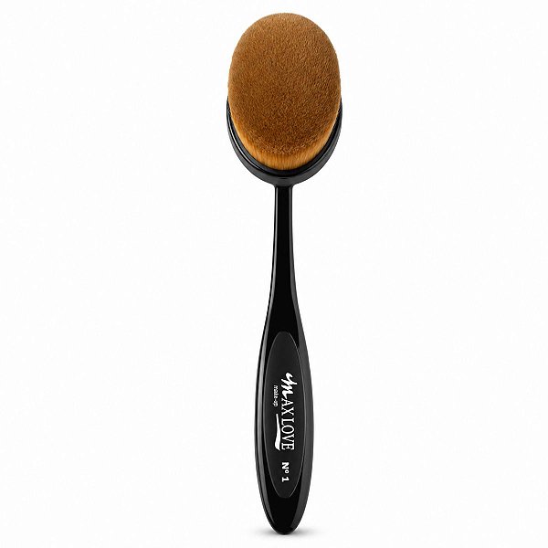 Pincel Max Love Para Maquigem Escova Oval N. 01