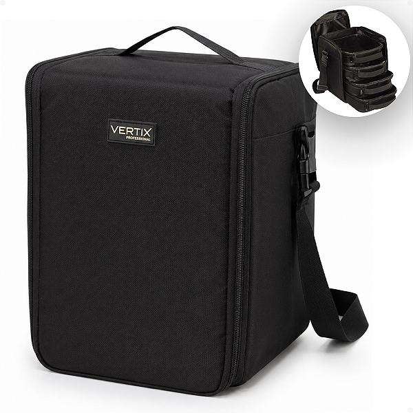Maleta Vertix Mala Soft Grande Para Maquiagem Cód. 3571