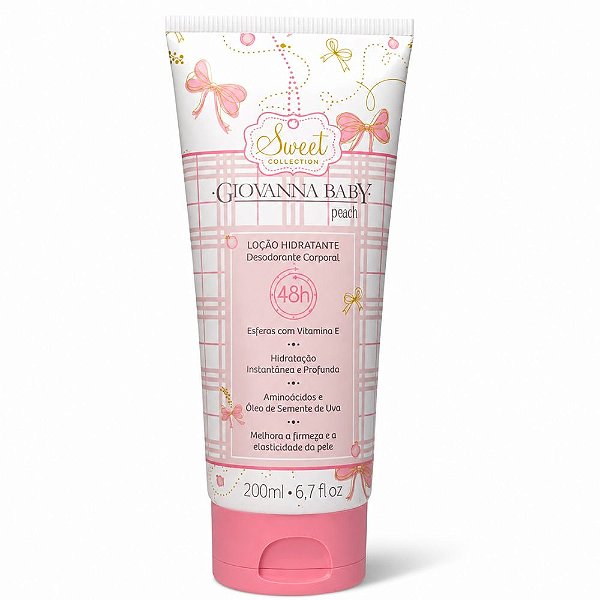 Giovanna Baby Sweet Loção Hidratante Peach 200ml