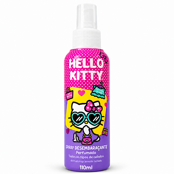 Spray Desembaraçante Perfumado Cia da Natureza Hello Kitty 110ml