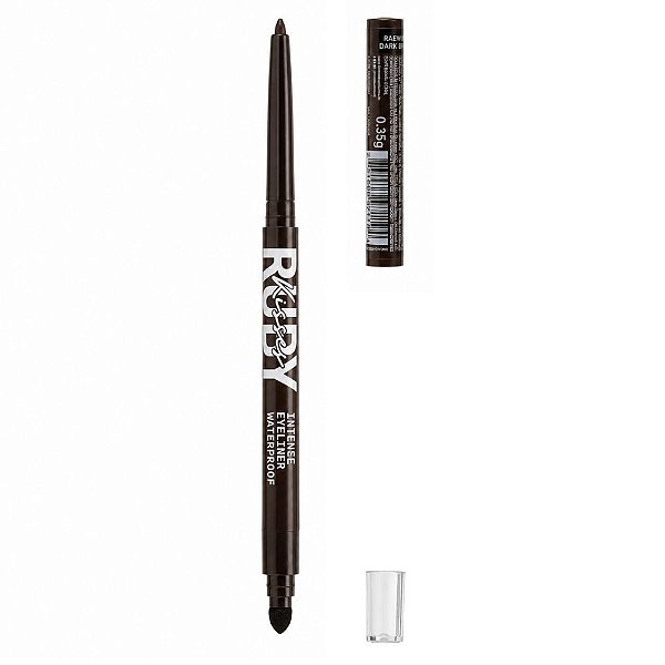 Lápis Retrátil Para Olhos Perfect Precision Rk By Kiss Dark Brown A Prova D'agua