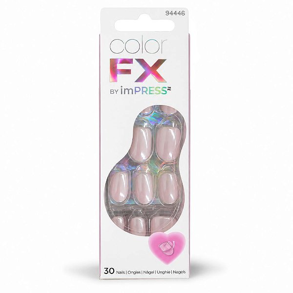 Unhas Autocolantes Kiss Ny Color Fx By Impress Adorable Imcf02x
