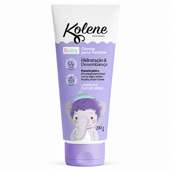 Creme Para Pentear Kolene Baby Hidratação & Desembaraço 200g